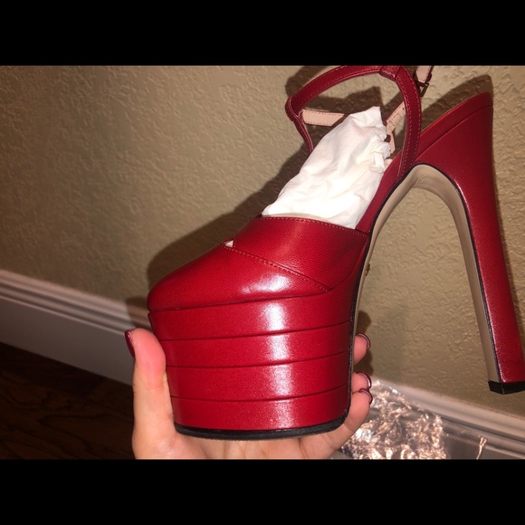 COPY - Gucci Malaga style in hibiscus red - Picture 8 of 16